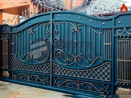 Ворота кованые