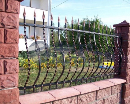 Забор кованый низкий КЗН-14