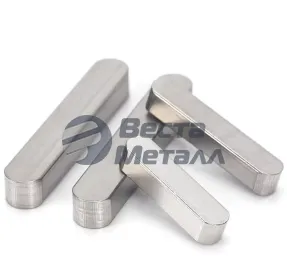 Шпонка нержавеющая DIN 6885 AISI 316Ti A 14X9X50 Шпонка нержавеющая DIN 6885 AISI 316Ti A 14X9X50