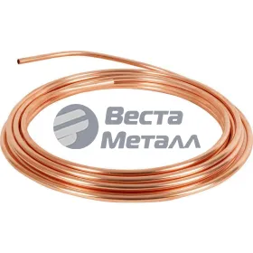 Трубка медная 15.87х0.75х15000 С122 отожженная для холодильника Трубка медная 15.87х0.75х15000 С122 отожженная для холодильника