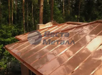 Медная кровля М1ф 0.6х1000 мм Медная кровля М1ф 0.6х1000 мм