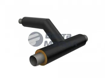 Тройниковое ответвление  273х7.0 - 273х7.0 09Г2С ГОСТ 10704-91/10705-80 - ППУ ПЭ - МЗИ