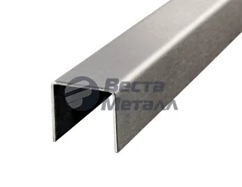 Профиль монтажный П-образный 100х50 перфорированный по боковым стенкам толщина 4 мм гальваническое цинкование