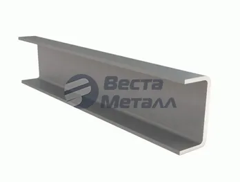 Швеллер гнутый нержавеющий AISI 304 (08Х18Н10) 170х70х6 мм