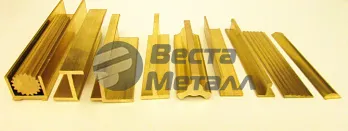 Профиль латунный Г-образный 20х18 Профиль латунный Г-образный 20х18