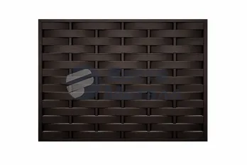 Забор жалюзи Добрыня цвет Зелёный мох (RAL6005)